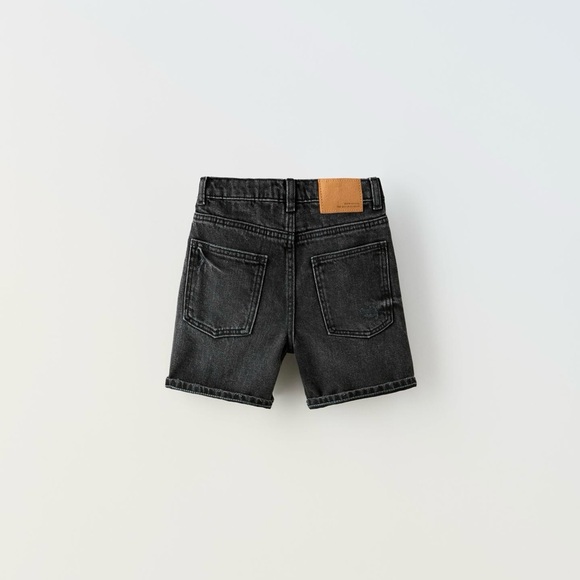 ZARA BOYS DENIM SHORTS - Picture 2 of 4